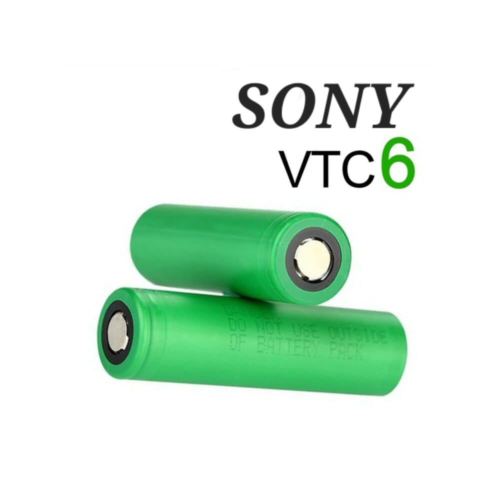 Sony/Murata VTC6 18650 - 3000mAh, 20A Flat Top Battery