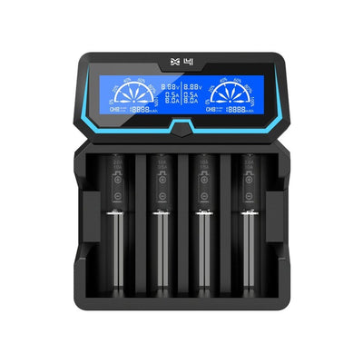 XTAR X4 4 Slot Smart Digital LCD Quick Battery Charger