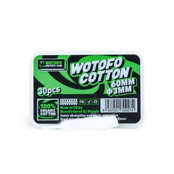 Wotofo Agleted Organic Cotton 3mm