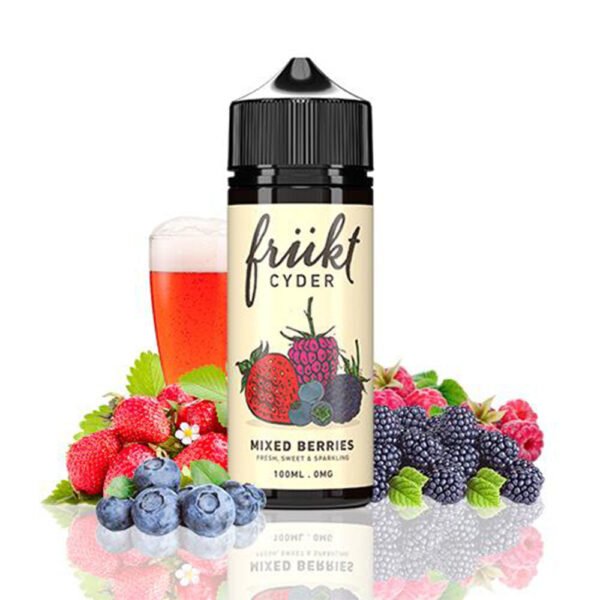 frukt cyder mixed berries shortfill