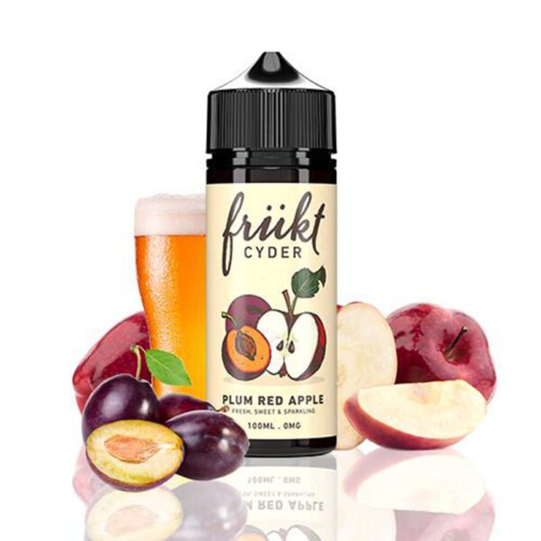 frukt cyder plum red apple shortfill