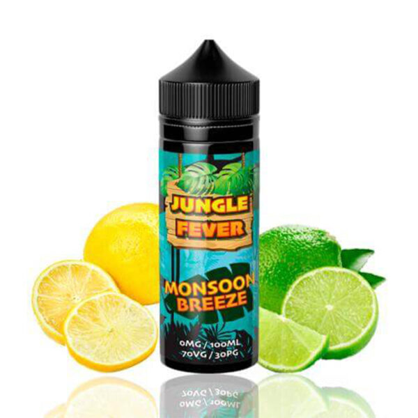 jungle fever monsoon breeze 100 ml shortfill min vape